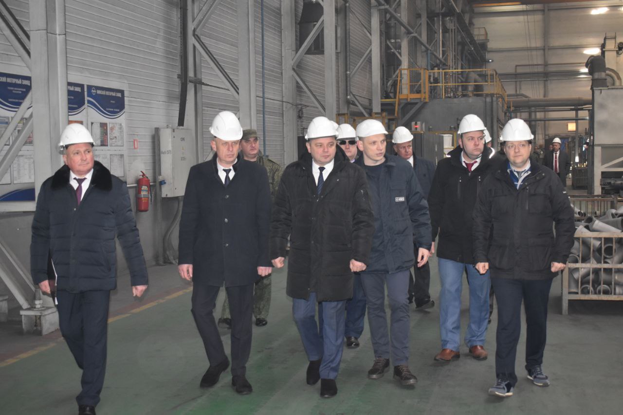Министр промышленности и генеральный директор посетили филиал ММЗ в г. Столбцы 